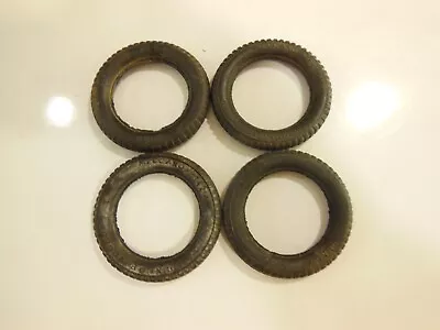 Lot Of 4 MECCANO Model 142A DUNLOP CORD Diameter 7cm Tires • £34.27