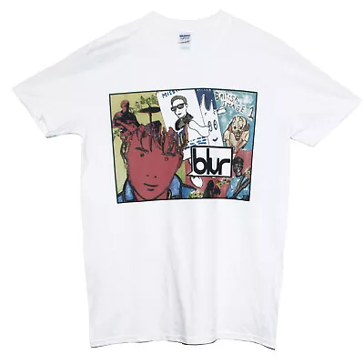 £13 • Buy BLUR Britpop Madchester Indie Music Poster T Shirt Unisex Graphic Tee 