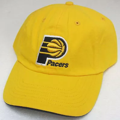 NBA Indiana Pacers Yellow Relaxed Fit One Size Fits All Adjustable Hat • $15.99