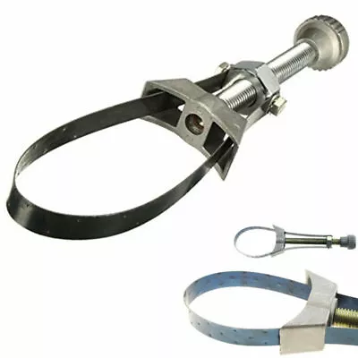 60-120mm Diameter Adjustable Car Oil Filter Wrench Removal Tool Strap Aluminium • $12.36