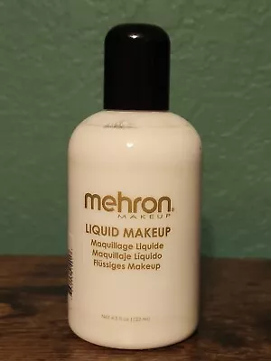 Mehron White Liquid Face Paint 4.5 Oz. For Airbrush Full Body Painting  • $22