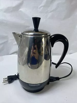 Farberware Superfast Stainless 2-8 Cup Automatic Percolator Coffee Pot Fcp280 • $34