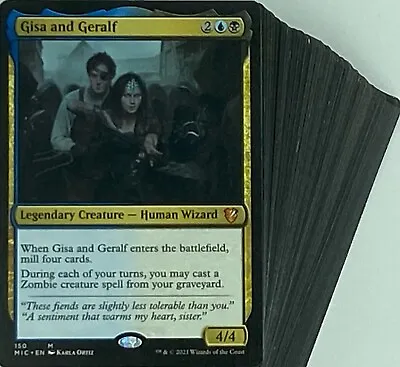 ***Custom Commander Deck*** Gisa And Geralf - Zombie Tribal - EDH MTG • $102.85