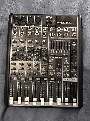 Mackie PROFX8V2 8-Channel Professional Effects Mixer W/ Soft Pad SKB Case • $110