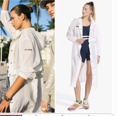 $150 • Buy New Balance X Staud Colab Convertable Sz S Windbreaker Jacket White Oversize NEW