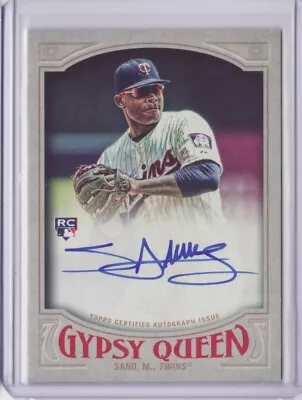 2016 Topps Gypsy Queen Autograph #GQAMSA Miguel Sano Auto - Flat S/H • $14.99