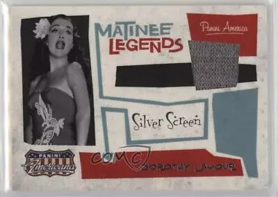 2011 Americana Matinee Legends Silver Screen Materials 67/99 Dorothy Lamour Uk2 • $7.43