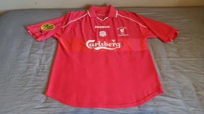 £24.89 • Buy Liverpool Football Shirt,  Uefa Cup Final  ,l , Genuine Top , Heskey    8   