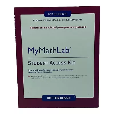 MyMathLab: Student Access Kit New • $74.55