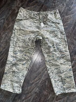 USAF ABU Gore-Tex Pants Tiger Stripe Camo Men XL Regular APECS Trousers Cold WET • $39.99