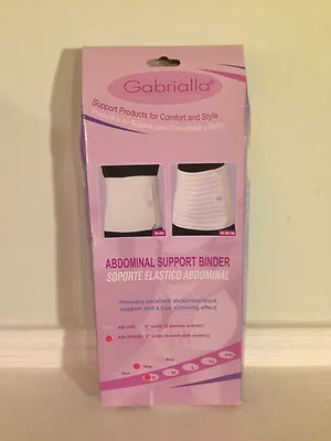 Gabrialla Abdominal Support Binder Small 9  Wide Breathable Elastic AB-309(W)  • $22.07