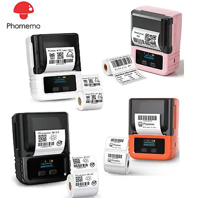 M120 Label Maker Machine Portable Bluetooth Thermal Printer Mini Mobile Sticker • $15.99