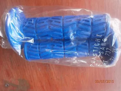 Vintage Mx Enduro Motocross Handlebar Bike Grips Ahrma Blue Yz It Wr Bultaco • $18