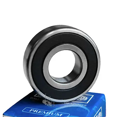6007-2RS C3 EMQ Premium Rubber Seal Ball Bearing ABEC-3 35x62x14 6007 2RS 6007RS • $7.28