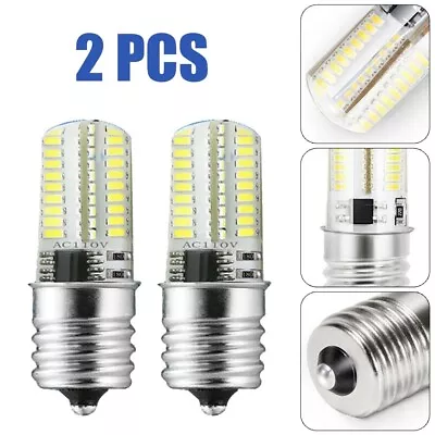 2Pack E17 LED Bulb Microwave Oven Light Dimmable 4W 6000K Oven Stove Light • $2.99