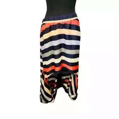 BCBGeneration Colorful Hi Low Skirt Sz L  • $15