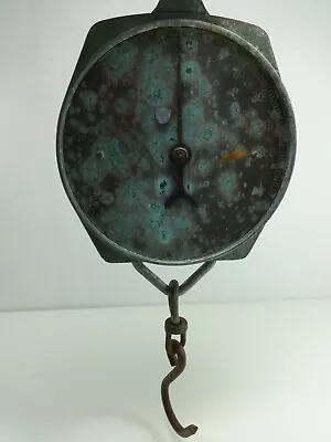 £54.99 • Buy Antique Butchers Scales Salter Original 235 Model Brass 200lb Hanging Scale