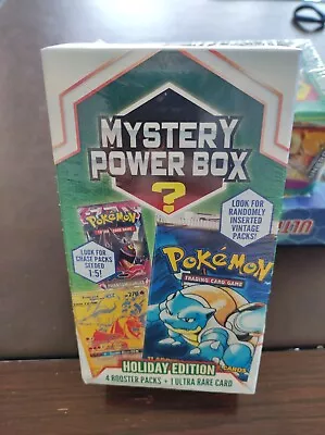 Pokemon Mystery Power Box Holiday Edition Walmart  2022 Sealed 1:5 Odds • $45