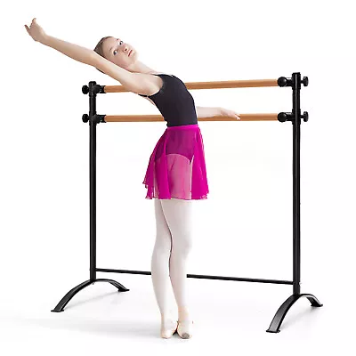 1.25M Portable Ballet Barre Freestanding Adjustable Dancing&Stretching Dance Bar • $142.95