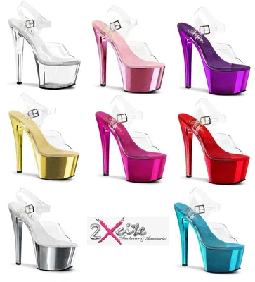 £77.85 • Buy Pleaser Sky 308 Platform High Heel Pole Dancing/lap Dancer/ladies Shoes 3-11