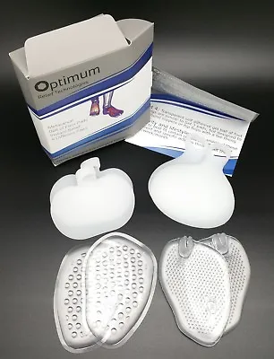 Optimum Relief Ball Of Foot Cushions Metatarsal Pads Forefoot Gel Insoles 4 Pair • $9.99