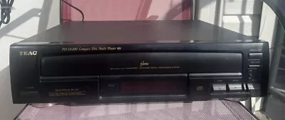 TEAC PD-D1200 5-Disk Multi CD Compact Player WITH Remote Untested • $44.95