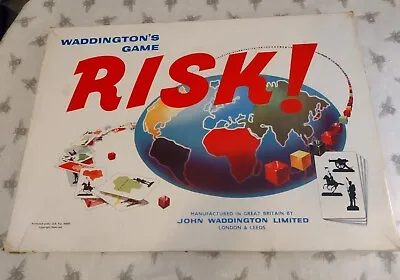 Vintage RISK Board Game The World Conquest Game Waddingtons Boxed VGC • £10.60