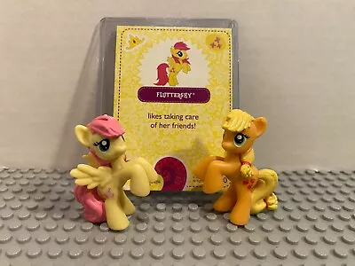 2010 My Little Pony FiM Blind Bag Wave #1 2  Applejack And Fluttershy Figure • $8.99