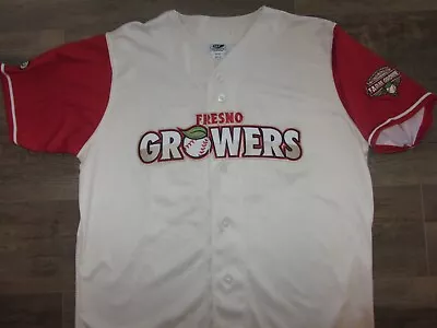Fresno Grizzlies Minor League Baseball Game Used Jersey 48 Vintage OT Sewn • $169.74