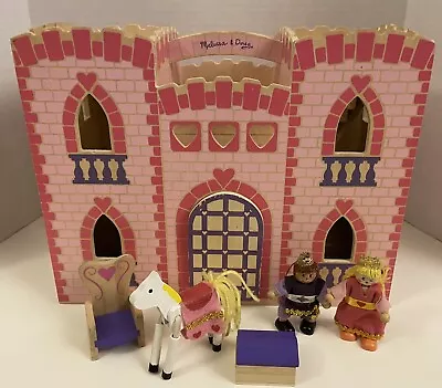 Melissa & Doug Fold & Go Princess Castle Dolls Horse - As Is - See Pics • $19.99