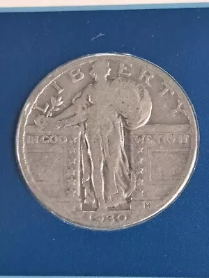 1930 Silver Standing Liberty Quarter Nice Coin See Photos • $15