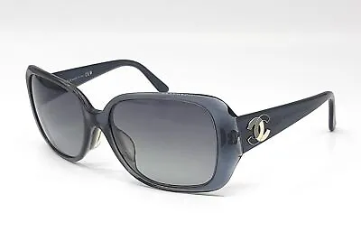 Chanel Sunglasses Cocomark Logo Gray Frame Translucent 5101 Size 57 □ 18 130 • $218.83
