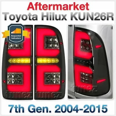 $167.21 • Buy NEW Smoke LED Tail Rear Lamp Light Set Pair For Toyota Hilux 2005-2014 SR5 Mk7