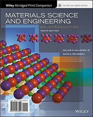 Materials Science And Engineering: An Introduction - Callister Jr. William ... • $98.80