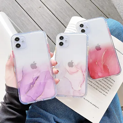 $10.90 • Buy Marble Shockproof Case Cover For IPhone 14 13 12 11 Pro Max 7 8 Plus SE XR X XS