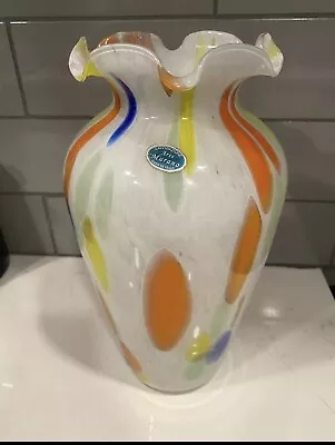 VTG Venini Murano Italy Glass Vase Large • $100