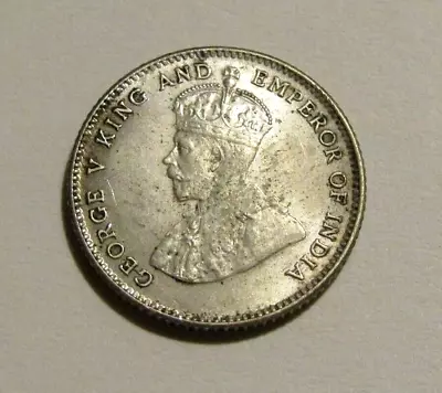 Straits Settlements 1927 10 Cents Silver Unc Coin • $33.99