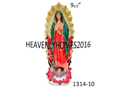  Virgen De Guadalupe 10  /Our Lady Of Guadalupe   Statue 1314-10 • $29.99