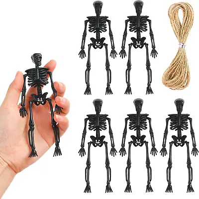 Distressed Mini Poseable Skeletons For Halloween Crafts And Decor • $14.55