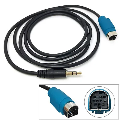 3.5mm AUX Jack Cable Back Adapter For ALPINE Stereo KCE-236B/CDA-9884/CDA-9886M • $13.29