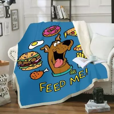 £17.99 • Buy Scooby Doo 3D Print  Blanket Throw Sofa Bed Soft Warm Fleece Single Double K8