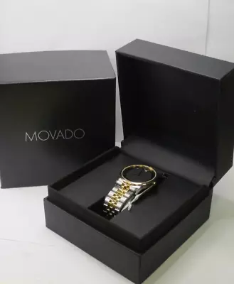 Movado Men's Museu-me-sypvo-rou-blk-b-ssypvd Watch Model: 0606899 Boxed • $320