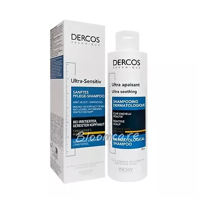 Vichy Dercos Ultra Soothing Shampoo For Dry Hair 200ml • $22.90