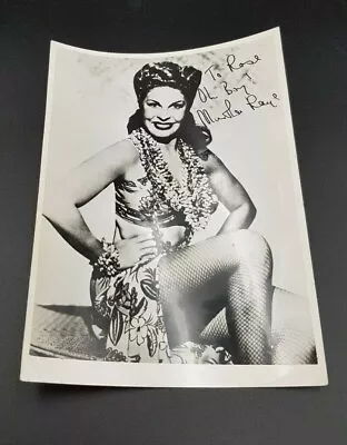 Martha Raye Navy Blues Signed Pin Up Photo • $62.21