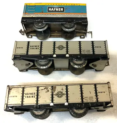 Hafner Trains O Gauge Gondolas And Tender • $25.50