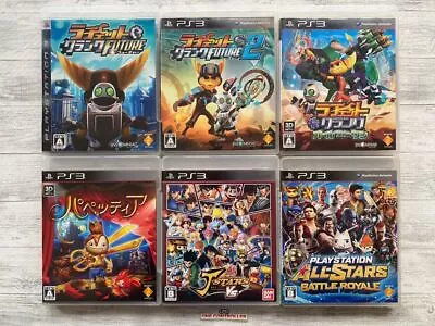 SONY PS3 Ratchet And Clank Future & Papettia & J-Stars & All Stars Battle Royale • $175.98