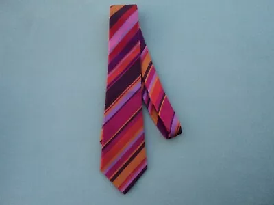 Duchamp London 100% Silk Multi Color Striped Hand Made Tie • $55