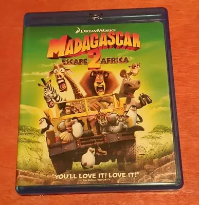 Madagascar Escape 2 Africa Blu-ray Tom McGrath  Hans Zimmer  Ben Stiller • $8