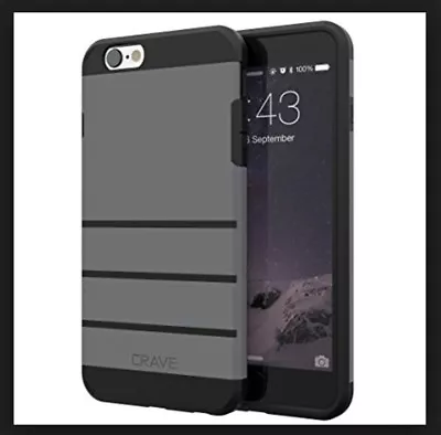 Grey And Black Crave IPhone 6 Case • $10