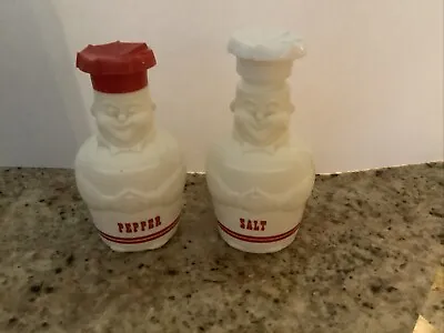 Vintage New Line Industries Chef Themed Salt And Pepper Shakers 4  Tall • $5.99